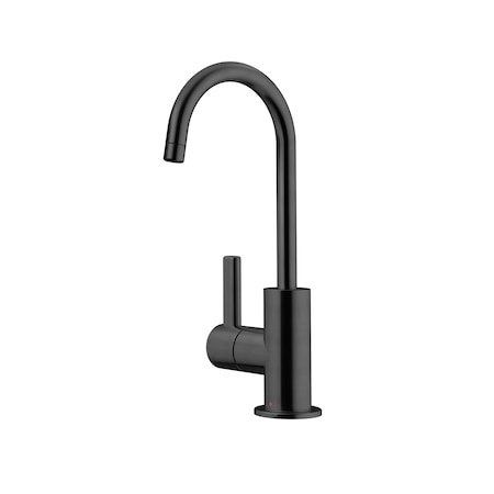 Franke 8.75-In Single Handle Hot Water Filtration Faucet In Industrial Black,  UNJ-HO-IBK